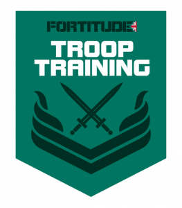 OUTDOORS Troop Training badge